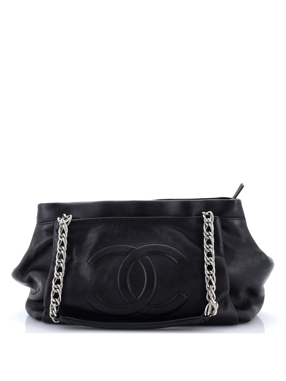 Chanel Cc Tuck Tote Caviar Medium #366036C21B